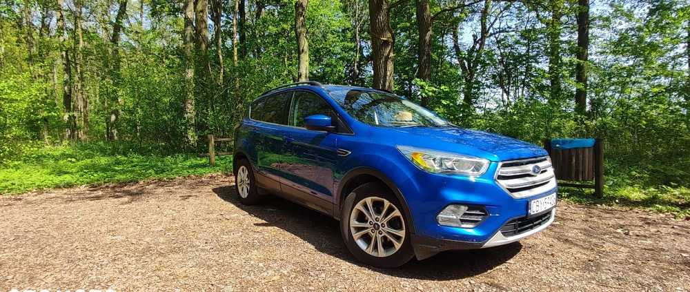 Ford Kuga cena 66800 przebieg: 129000, rok produkcji 2018 z Sucha Beskidzka małe 67